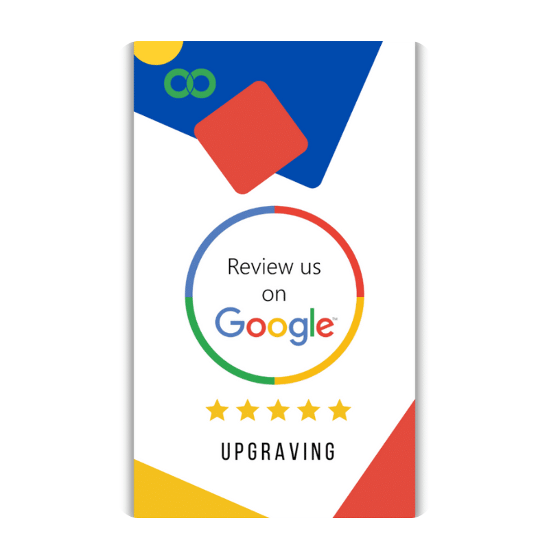 Digital Google Review Card