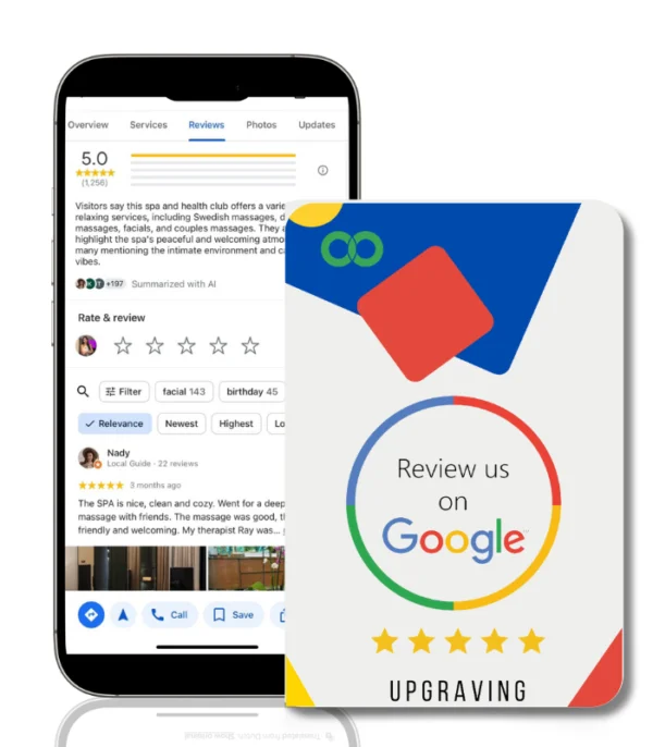 Google Review Card -One Card