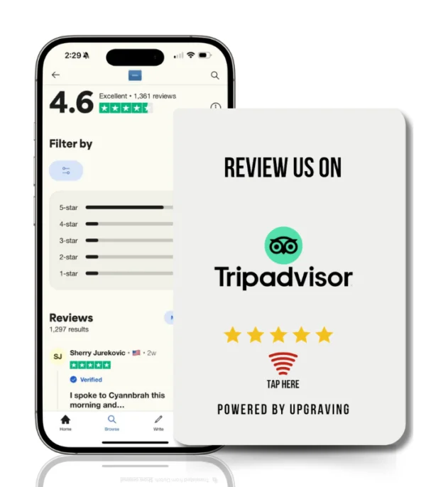 TripAdvisor Review Card- One Card