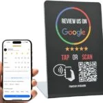 Google Review Stand - Black