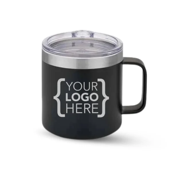 Custom Insulated Mug- Black